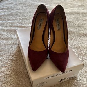 Steve Madden Caliista heels in Burgundy